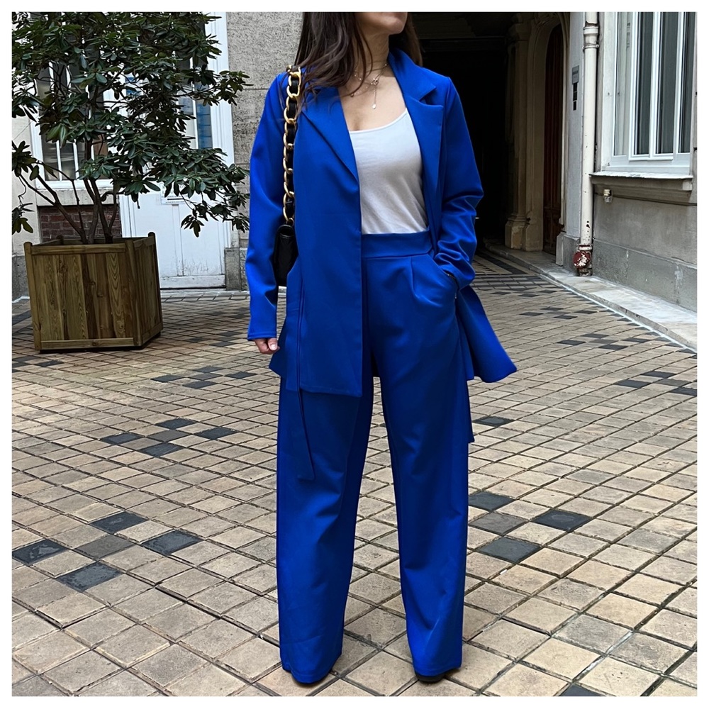 #01 PARIS 2 PIECE JACKET AND WRAP JACKET SET - Picture 5 of 10